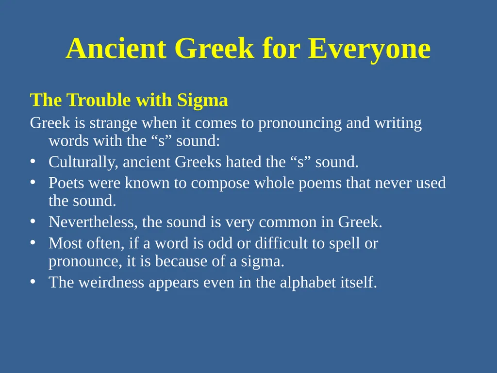 Ancient Greek for Everyone: A New Digital Resource - slide 18 of 33