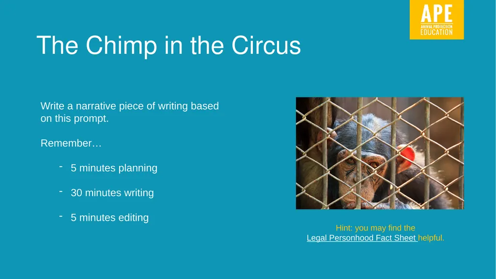 Narrative Writing LESSON 11 Write here, write now! - slide 8 of 8
