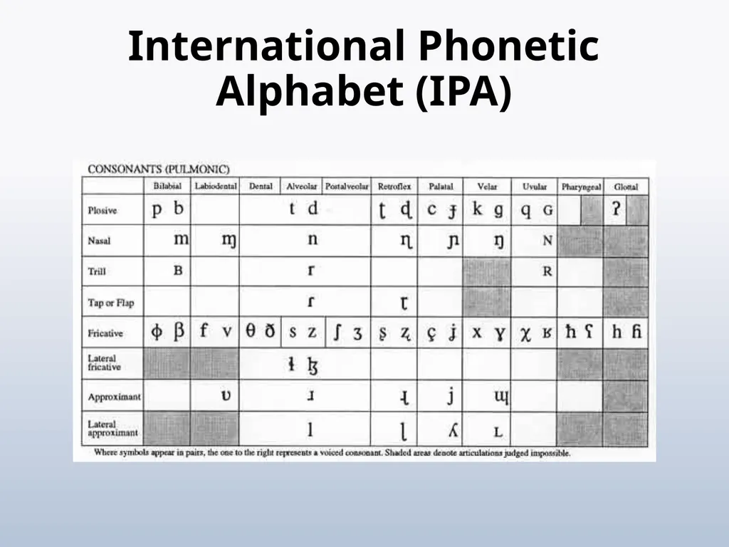 PHONETICS Introduction - slide 16 of 39