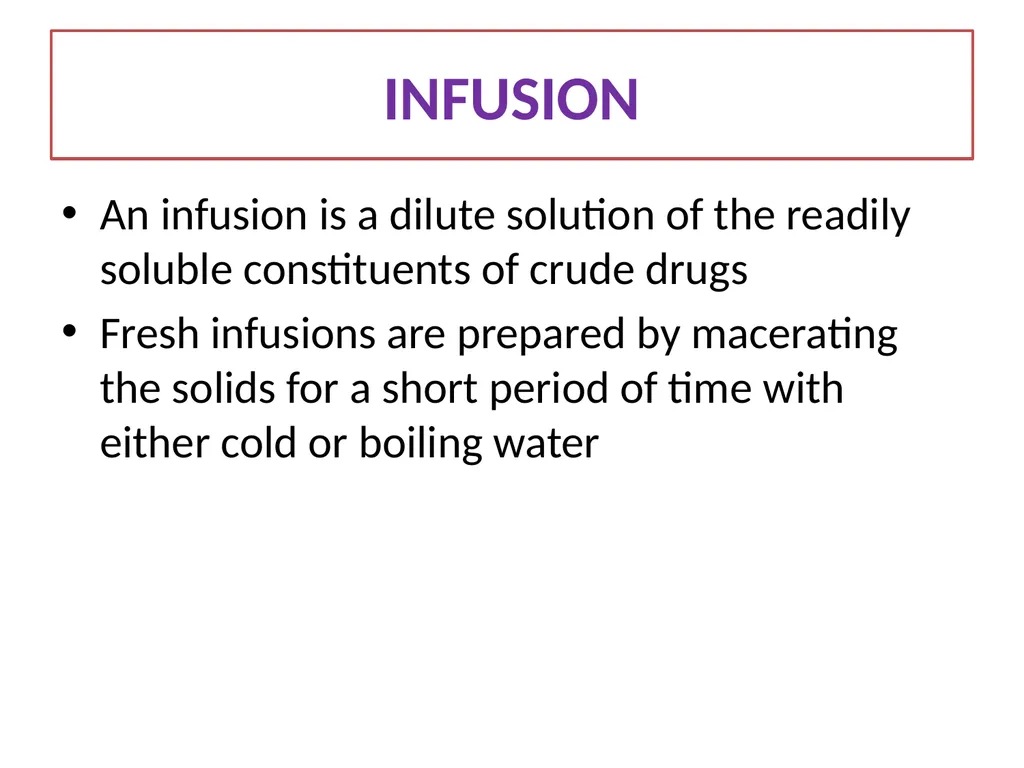 GALENICALS DEPARTMENT OF PHARMACEUTICS EXTRACTION - slide 4 of 23