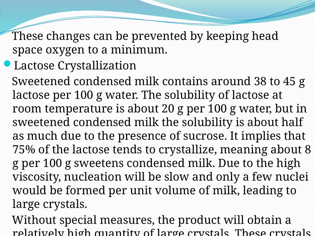 PHYSICO –CHEMICAL CHANGES DURING PREPARATION AND - slide 13 of 15