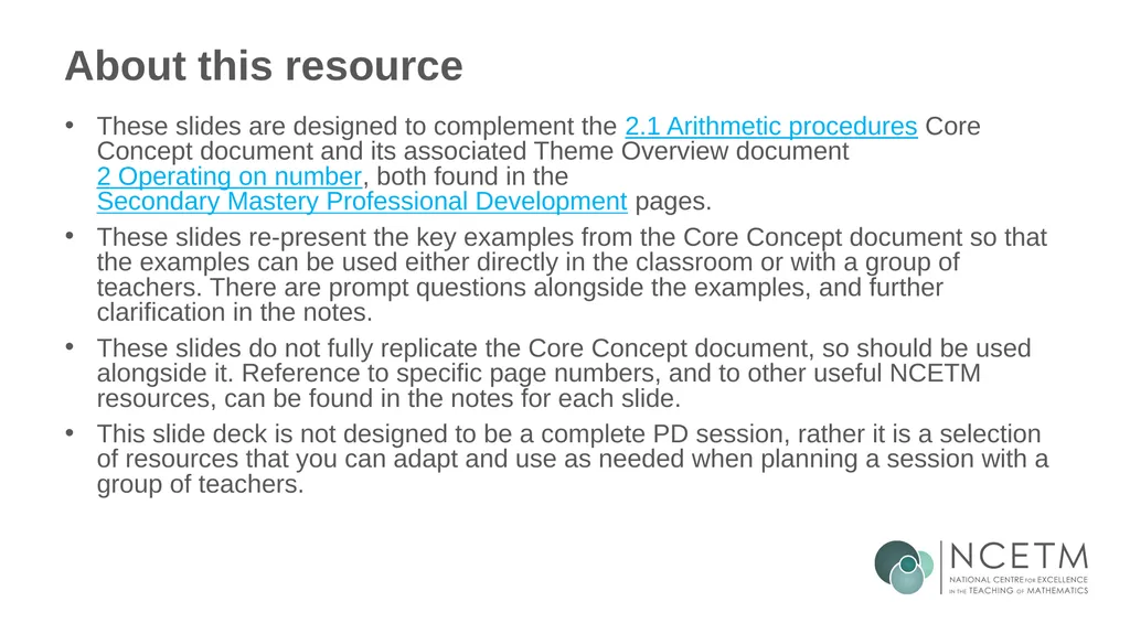 The mathematical structure of multiplying - slide 2 of 46