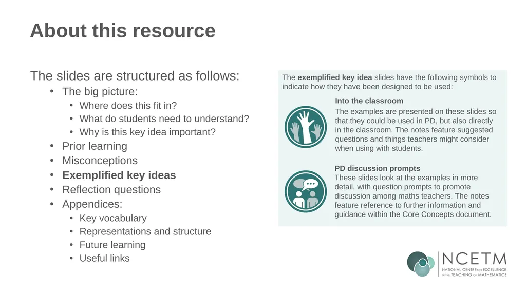 The mathematical structure of multiplying - slide 3 of 46