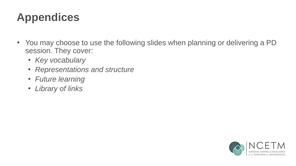 The mathematical structure of multiplying - slide 39 of 46
