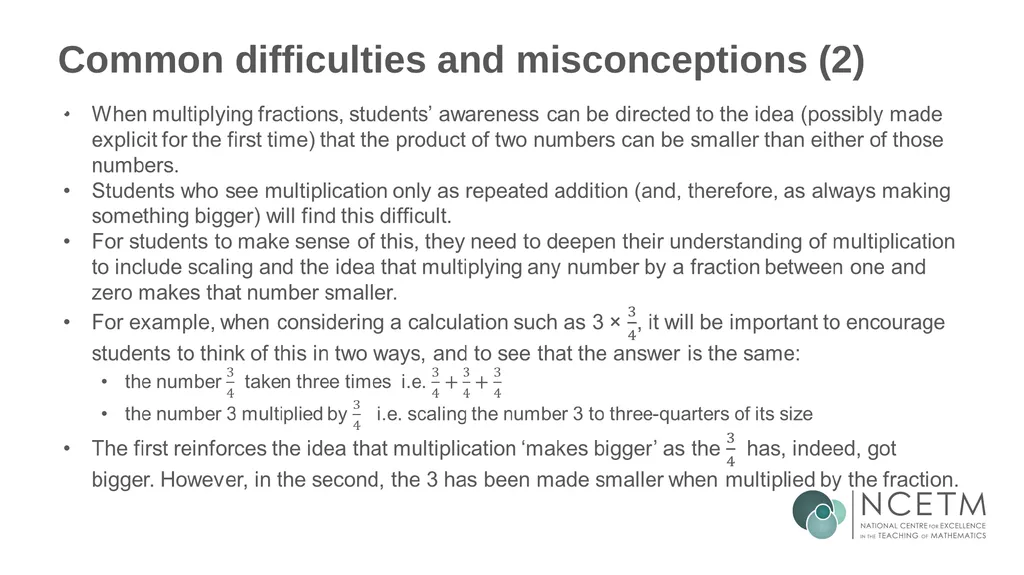 The mathematical structure of multiplying - slide 12 of 46