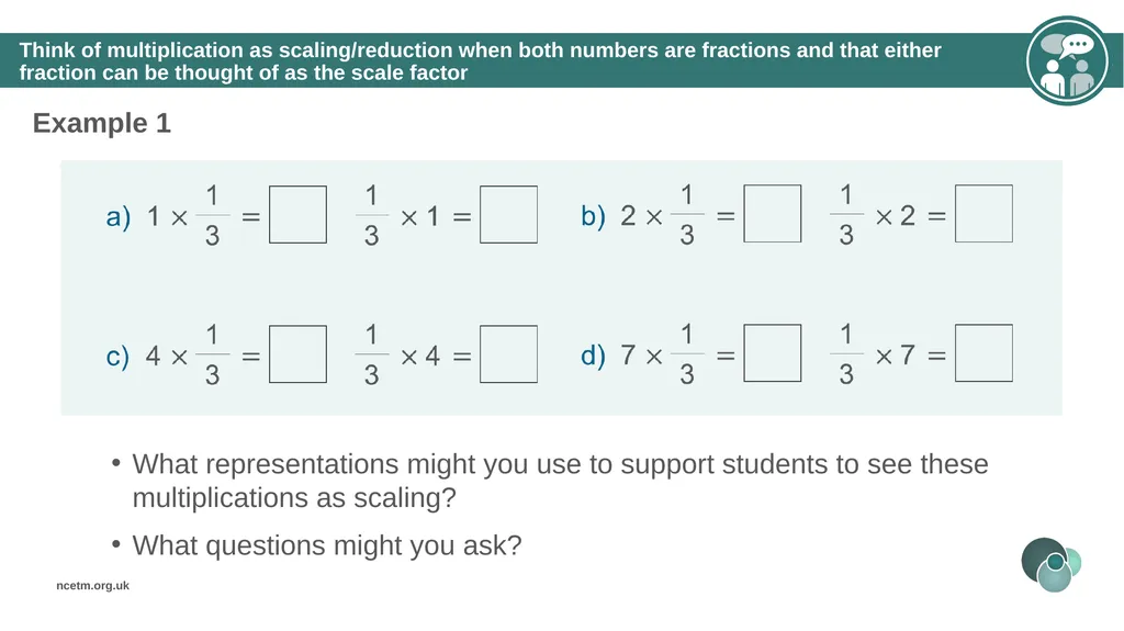 The mathematical structure of multiplying - slide 17 of 46