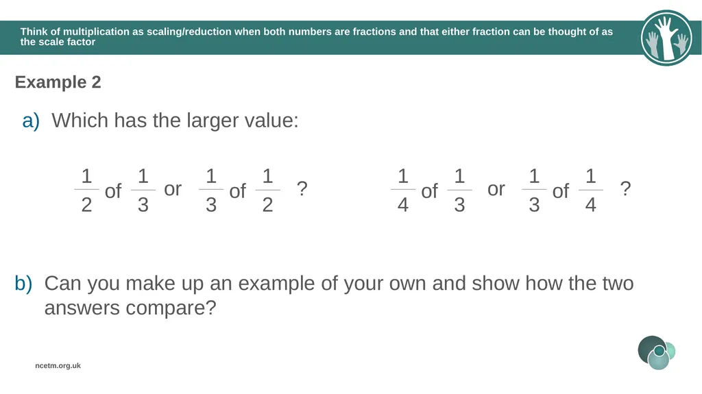 The mathematical structure of multiplying - slide 19 of 46