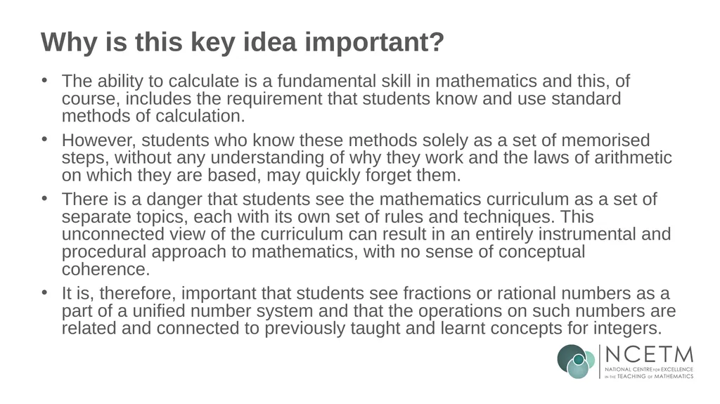 The mathematical structure of multiplying - slide 7 of 46