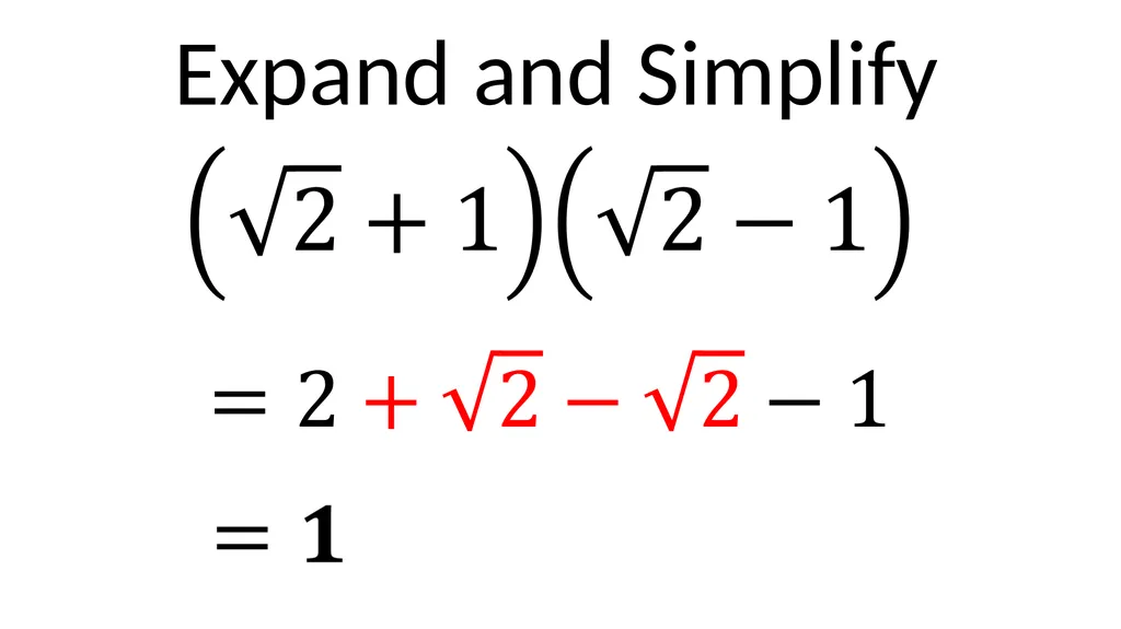 LO: Surds (Surds and Brackets) (x – 2)(x – 7) - slide 10 of 14