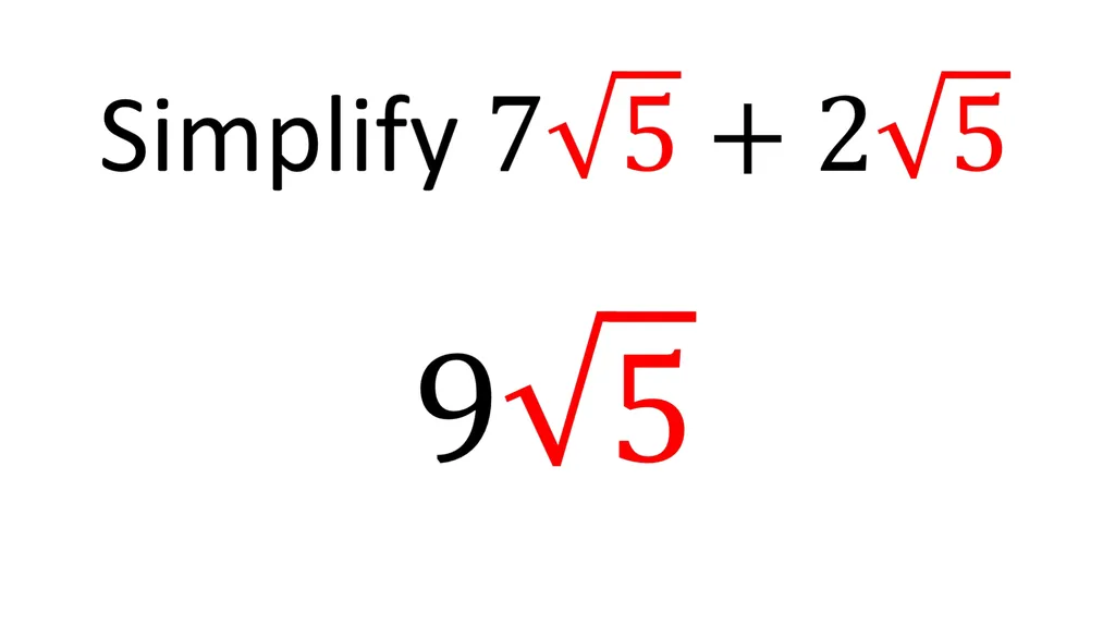 LO: Surds (Surds and Brackets) (x – 2)(x – 7) - slide 7 of 14