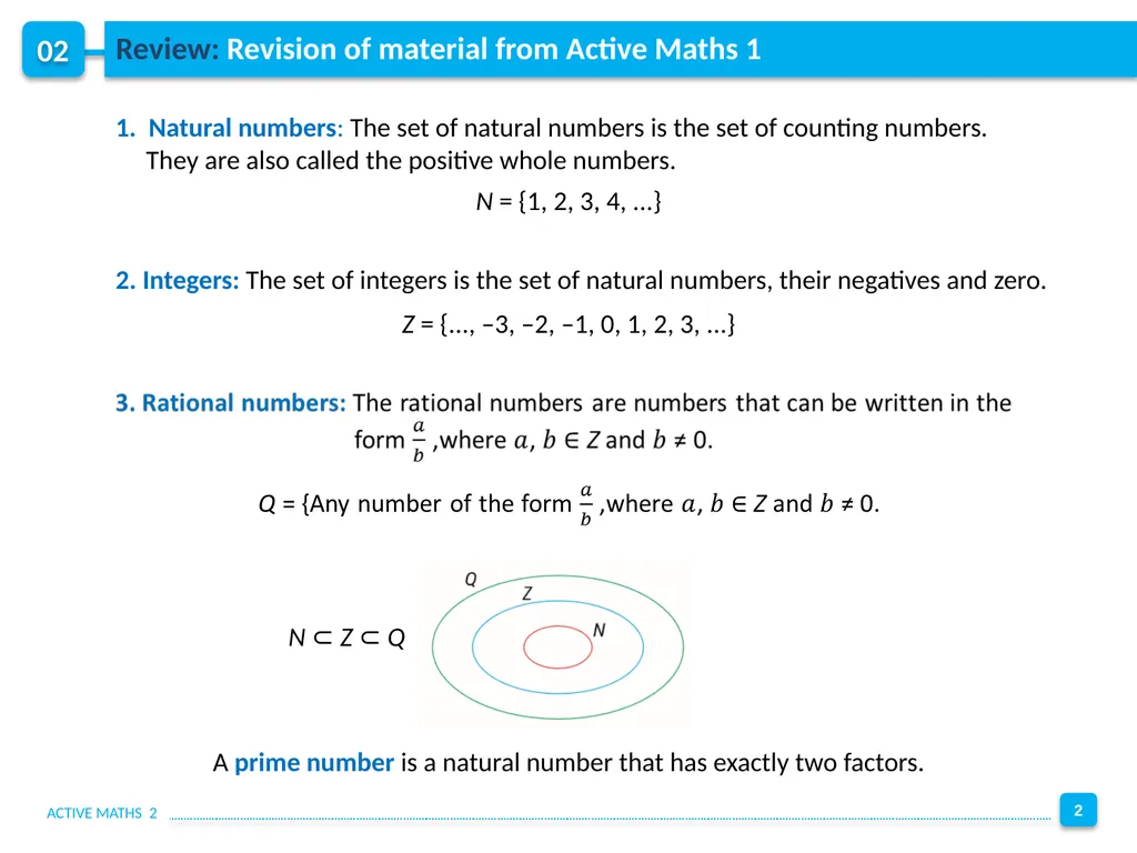 Chapter 2: Number Systems Investigate the - slide 2 of 10