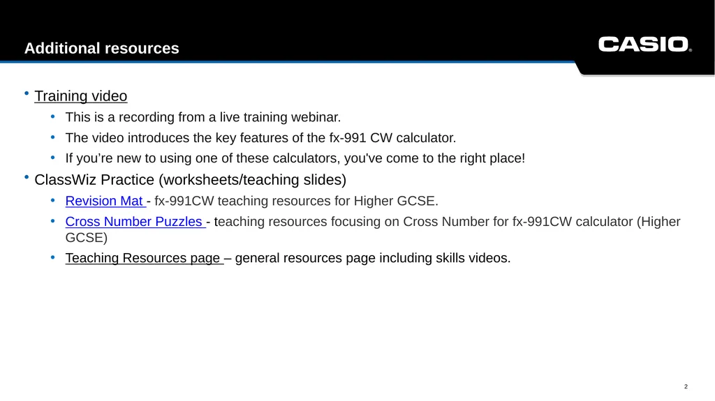fx-991CW Interactive Manual Scientific ClassWiz - slide 2 of 49