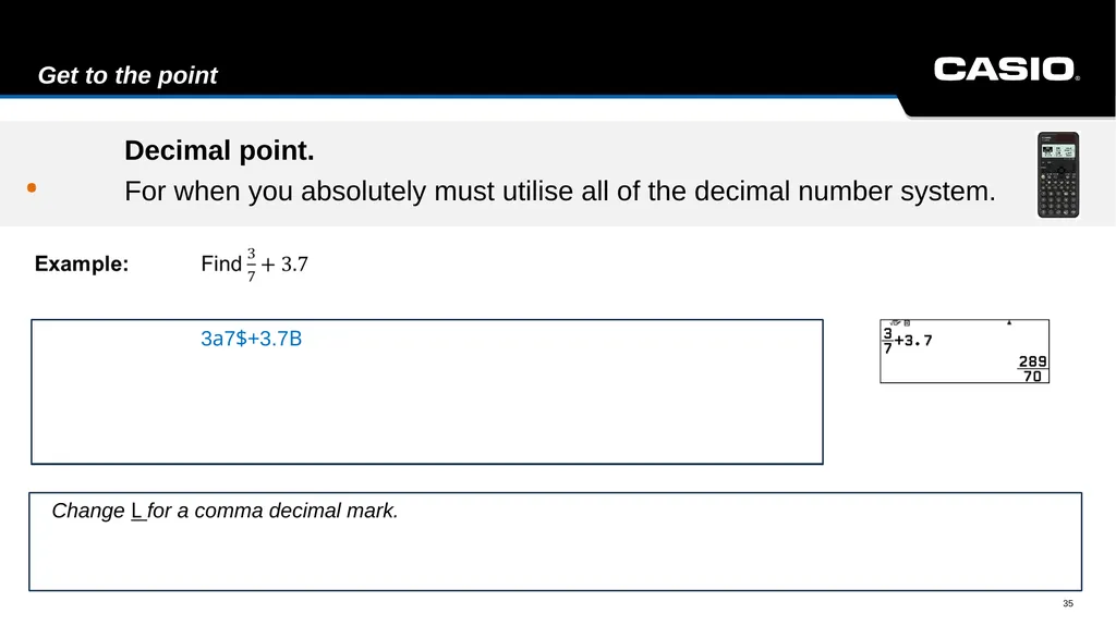 fx-991CW Interactive Manual Scientific ClassWiz - slide 35 of 49