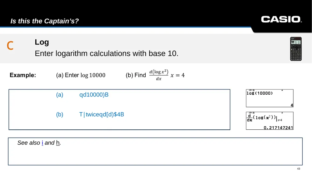 fx-991CW Interactive Manual Scientific ClassWiz - slide 43 of 49