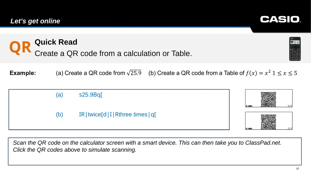 fx-991CW Interactive Manual Scientific ClassWiz - slide 37 of 49
