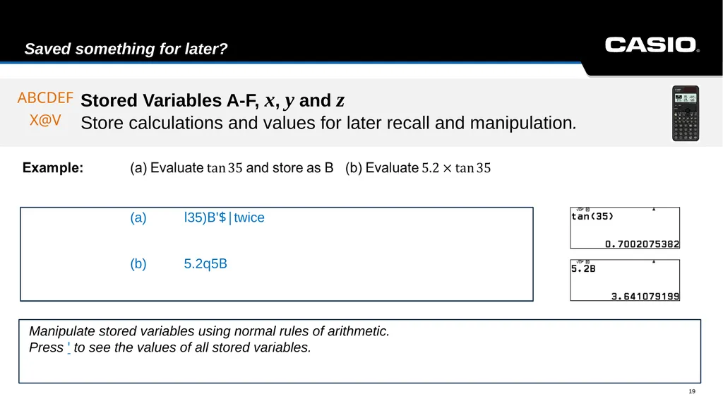 fx-991CW Interactive Manual Scientific ClassWiz - slide 19 of 49