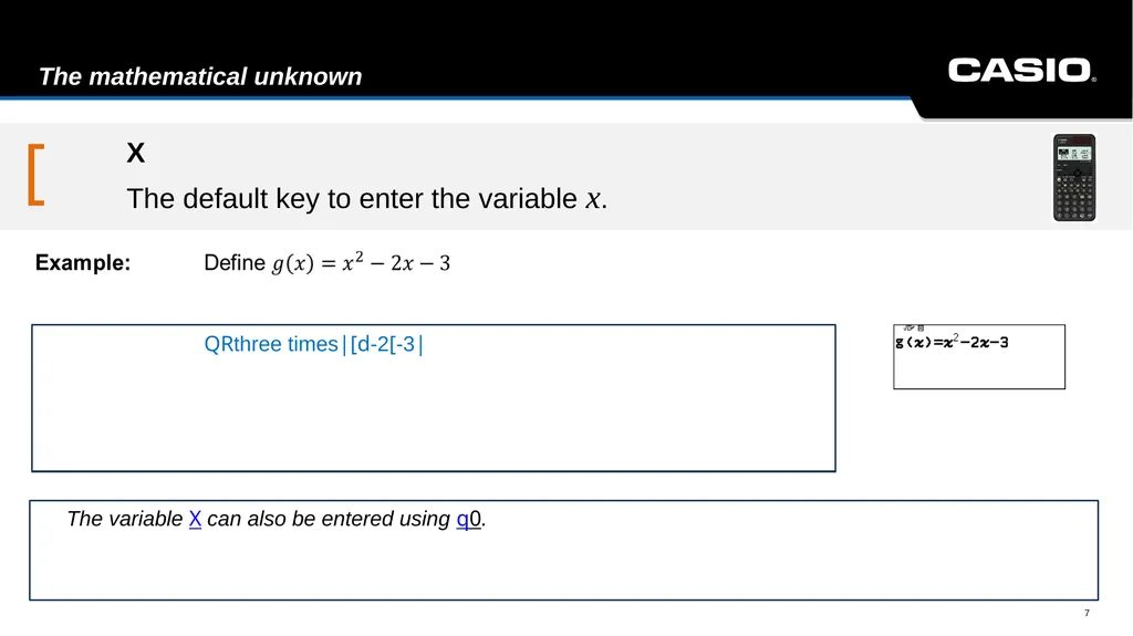 fx-991CW Interactive Manual Scientific ClassWiz - slide 7 of 49