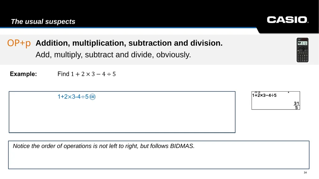 fx-991CW Interactive Manual Scientific ClassWiz - slide 34 of 49
