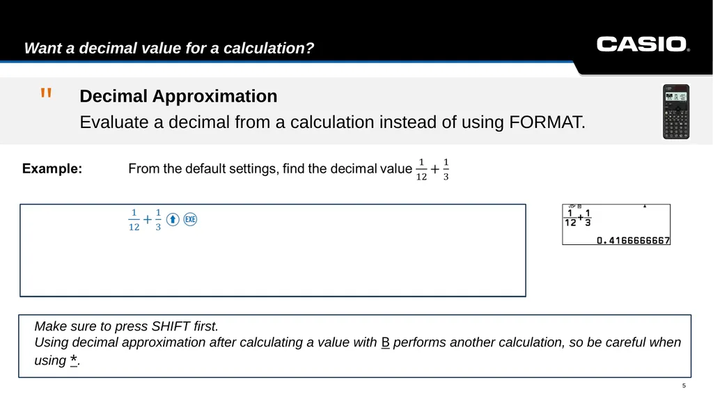 fx-991CW Interactive Manual Scientific ClassWiz - slide 5 of 49