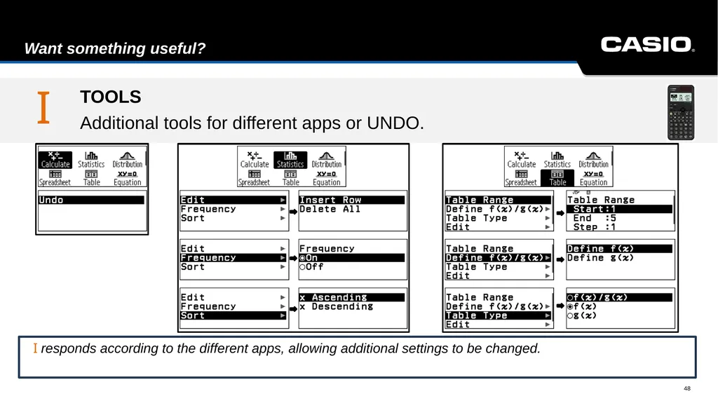 fx-991CW Interactive Manual Scientific ClassWiz - slide 48 of 49