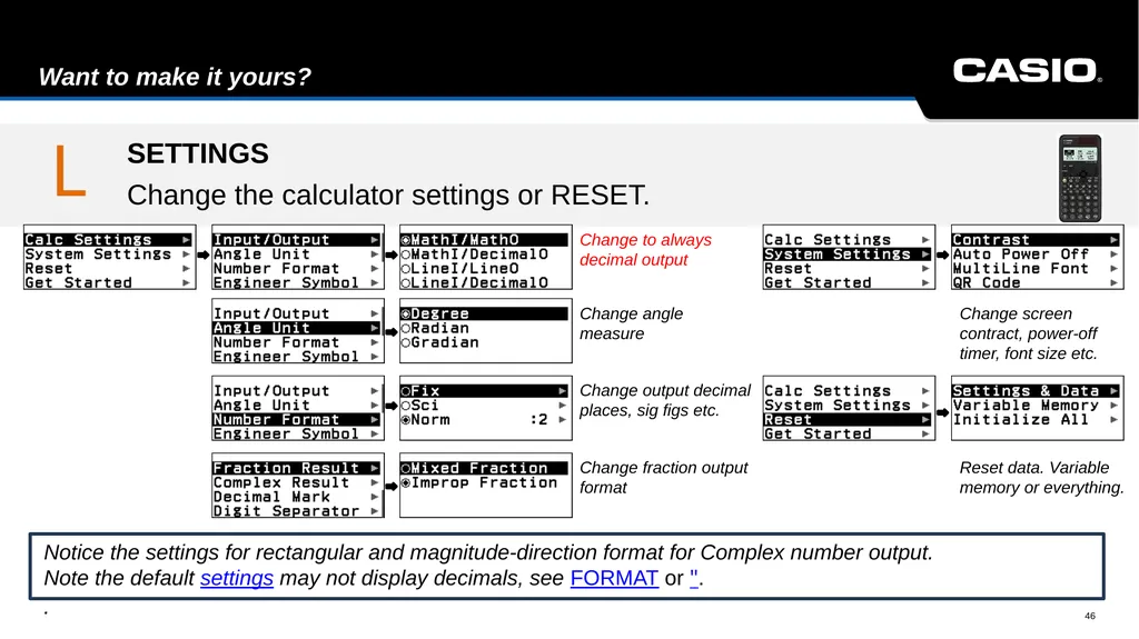 fx-991CW Interactive Manual Scientific ClassWiz - slide 46 of 49