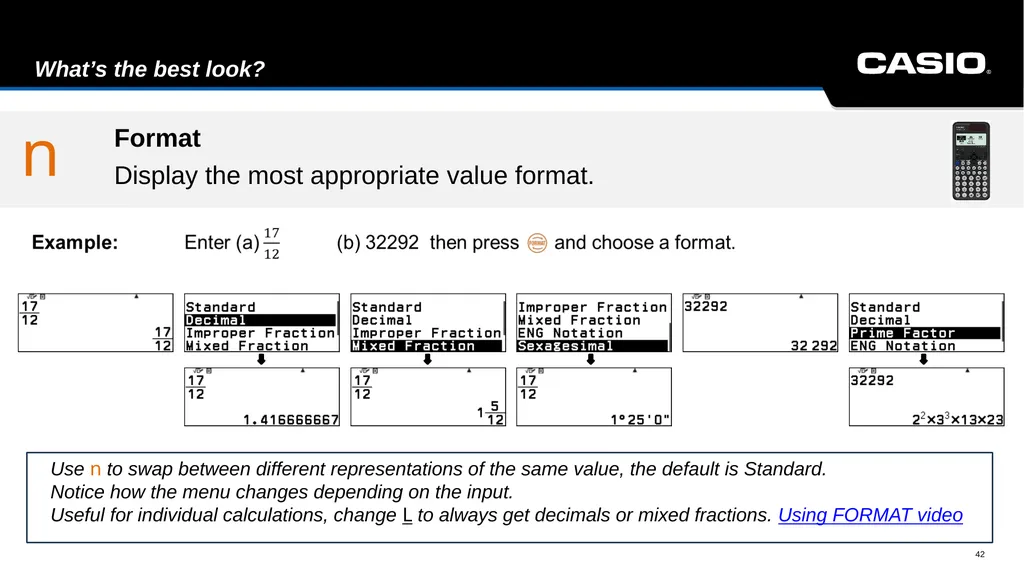 fx-991CW Interactive Manual Scientific ClassWiz - slide 42 of 49