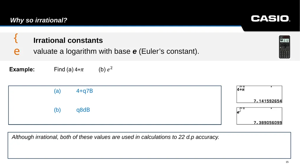 fx-991CW Interactive Manual Scientific ClassWiz - slide 15 of 49
