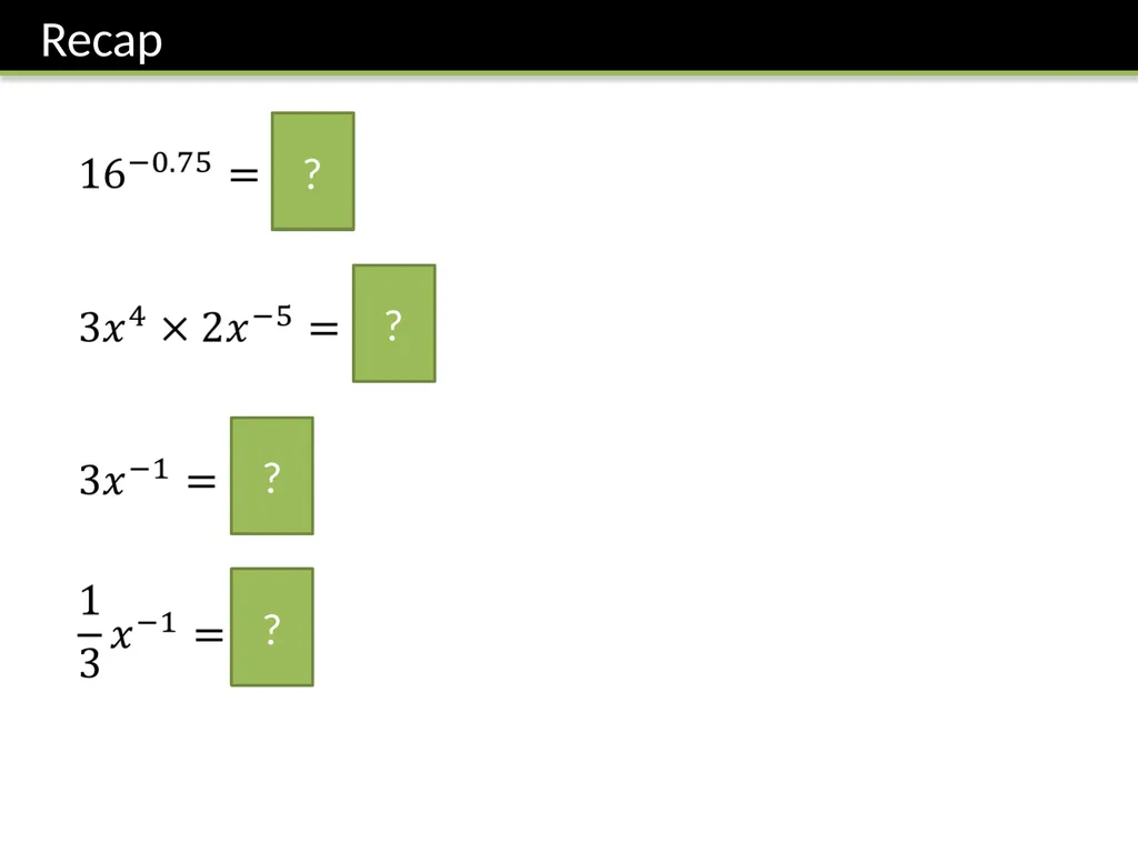 C1: Chapter 1 – Algebraic Manipulation Dr J Frost - slide 15 of 28