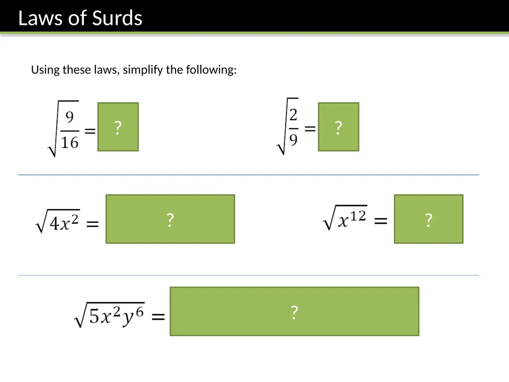 C1: Chapter 1 – Algebraic Manipulation Dr J Frost - slide 17 of 28