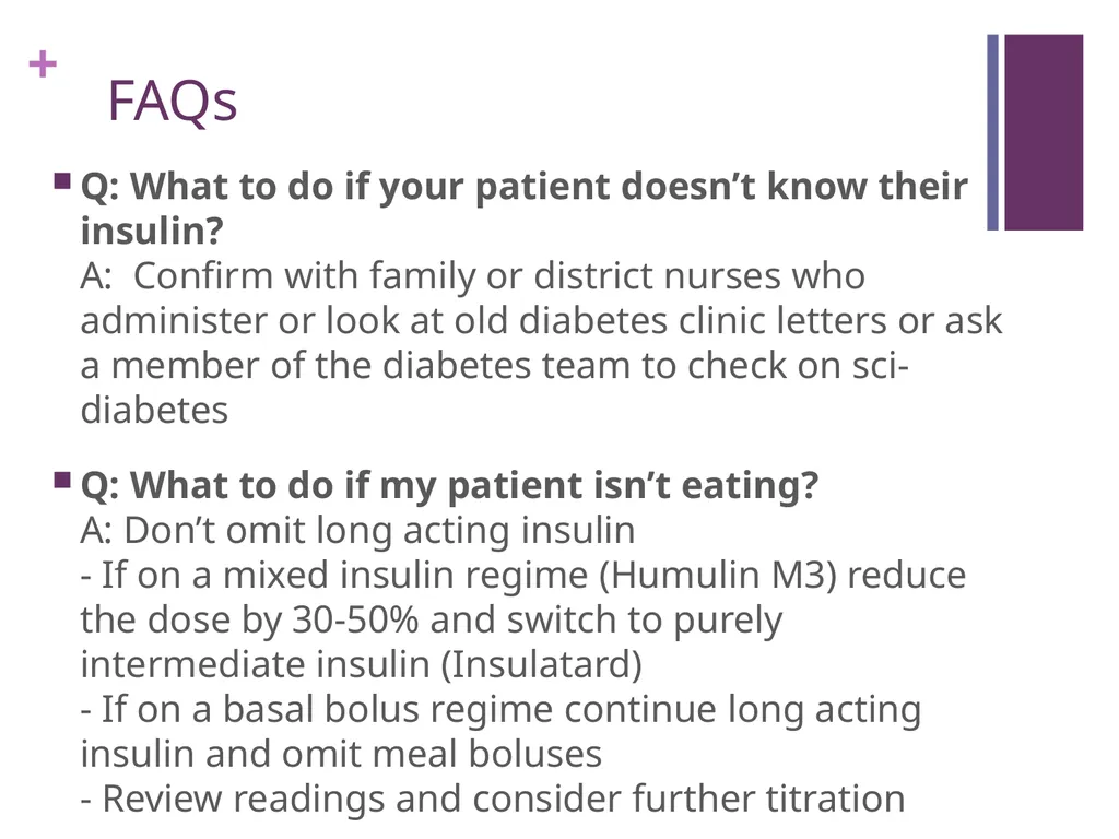 Insulin Prescribing Frequently Asked Questions - slide 6 of 13