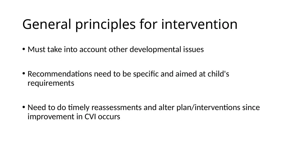 Cortical Visual Impairment Case History Six month - slide 16 of 23