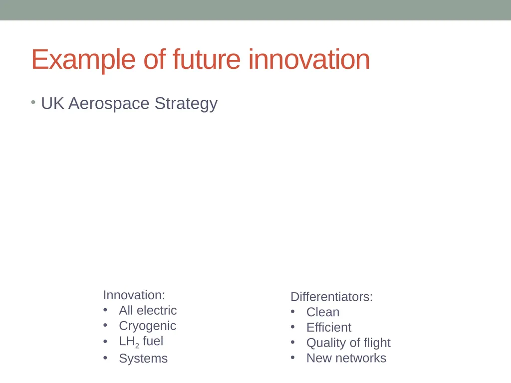 INNOVATION STRATEGIES FOR DEMANDING MARKETS Dr - slide 17 of 19