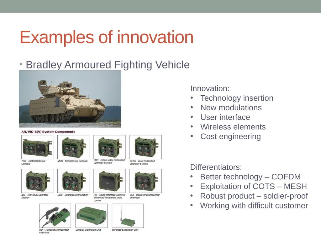 INNOVATION STRATEGIES FOR DEMANDING MARKETS Dr - slide 15 of 19