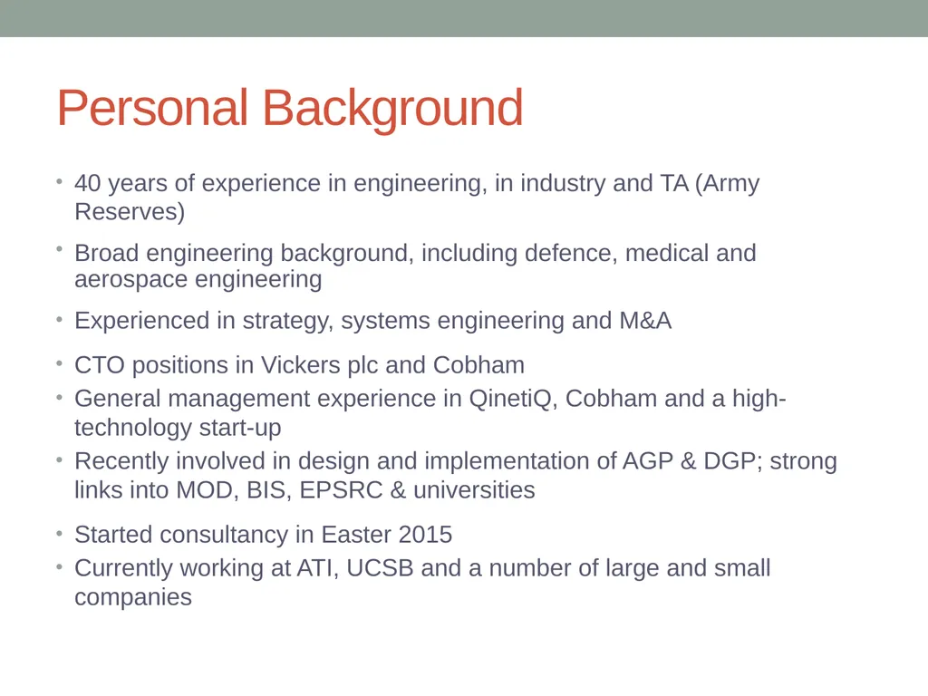 INNOVATION STRATEGIES FOR DEMANDING MARKETS Dr - slide 4 of 19