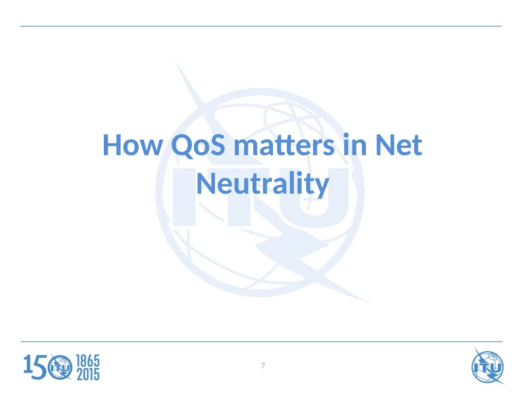 Stakeholders Forum on QoS and Consumer Experience - slide 7 of 21