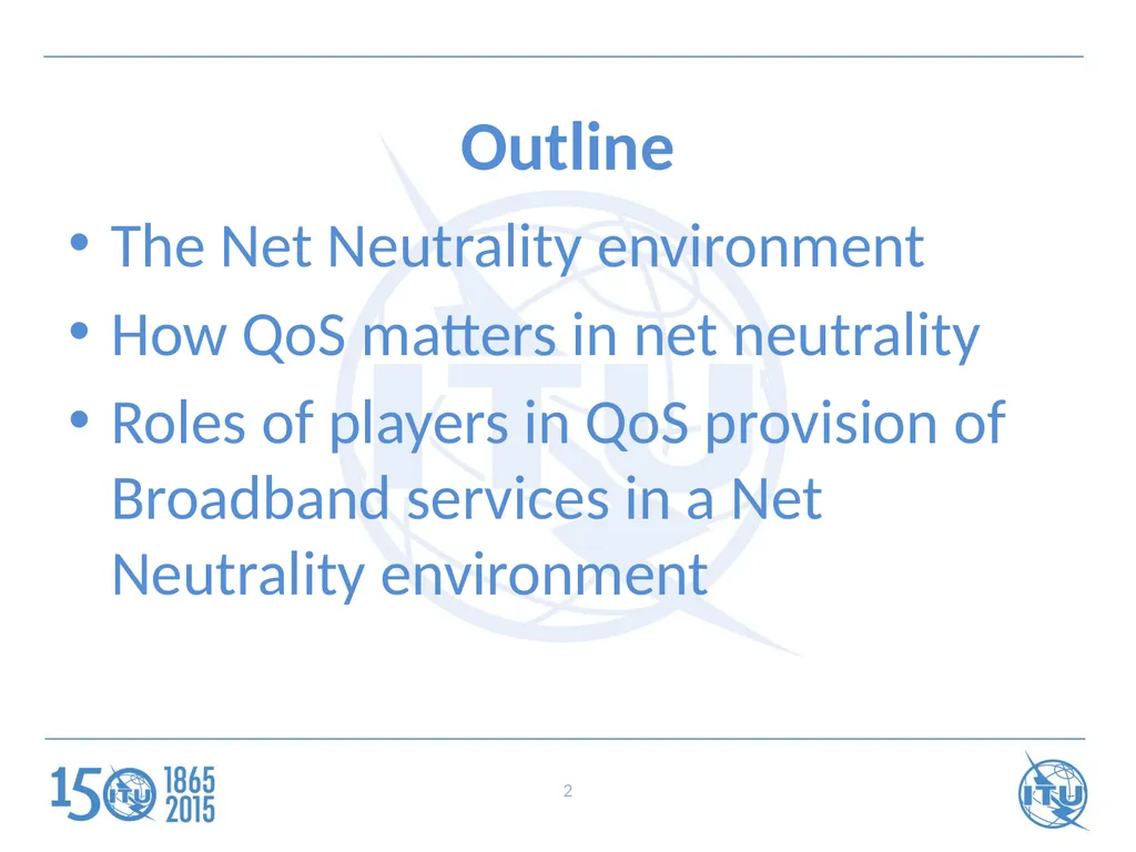 Stakeholders Forum on QoS and Consumer Experience - slide 2 of 21