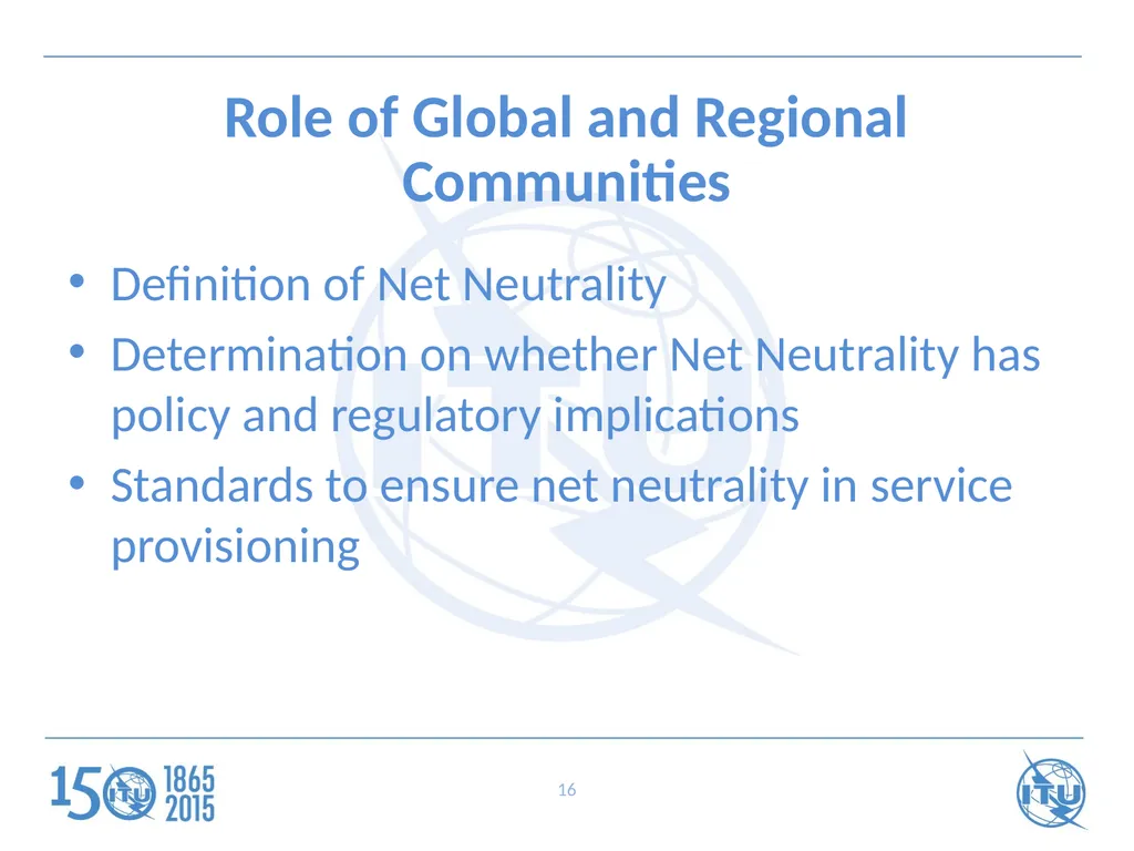 Stakeholders Forum on QoS and Consumer Experience - slide 16 of 21