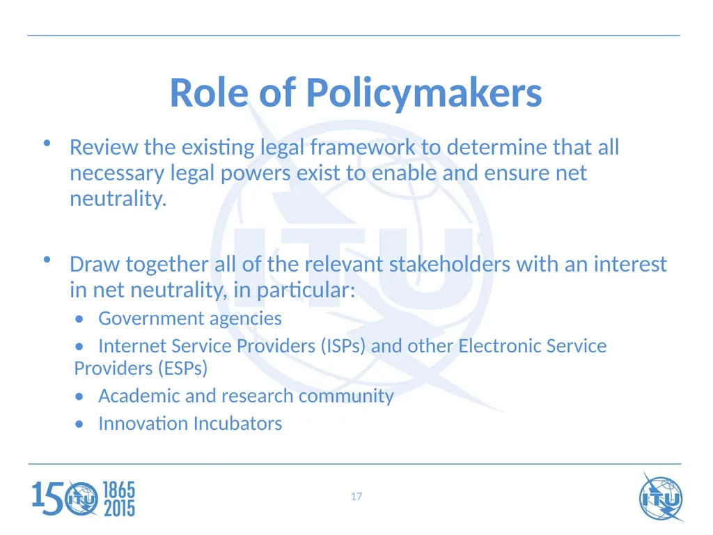 Stakeholders Forum on QoS and Consumer Experience - slide 17 of 21
