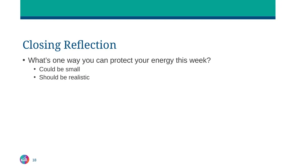 Sustaining Yourself in Leadership Centering Rest, - slide 18 of 21