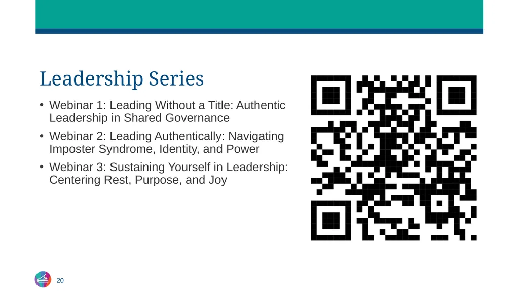 Sustaining Yourself in Leadership Centering Rest, - slide 20 of 21