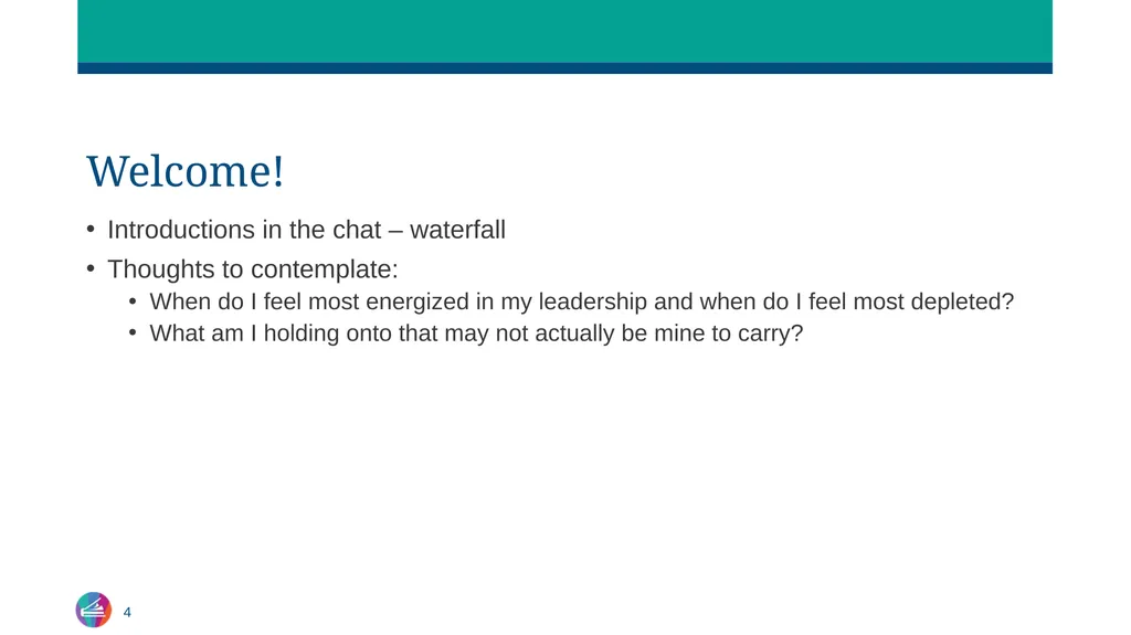 Sustaining Yourself in Leadership Centering Rest, - slide 4 of 21