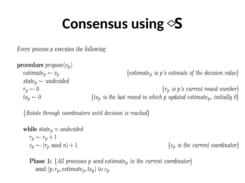 Failure Detectors Presented by, Archana Bharath - slide 36 of 79
