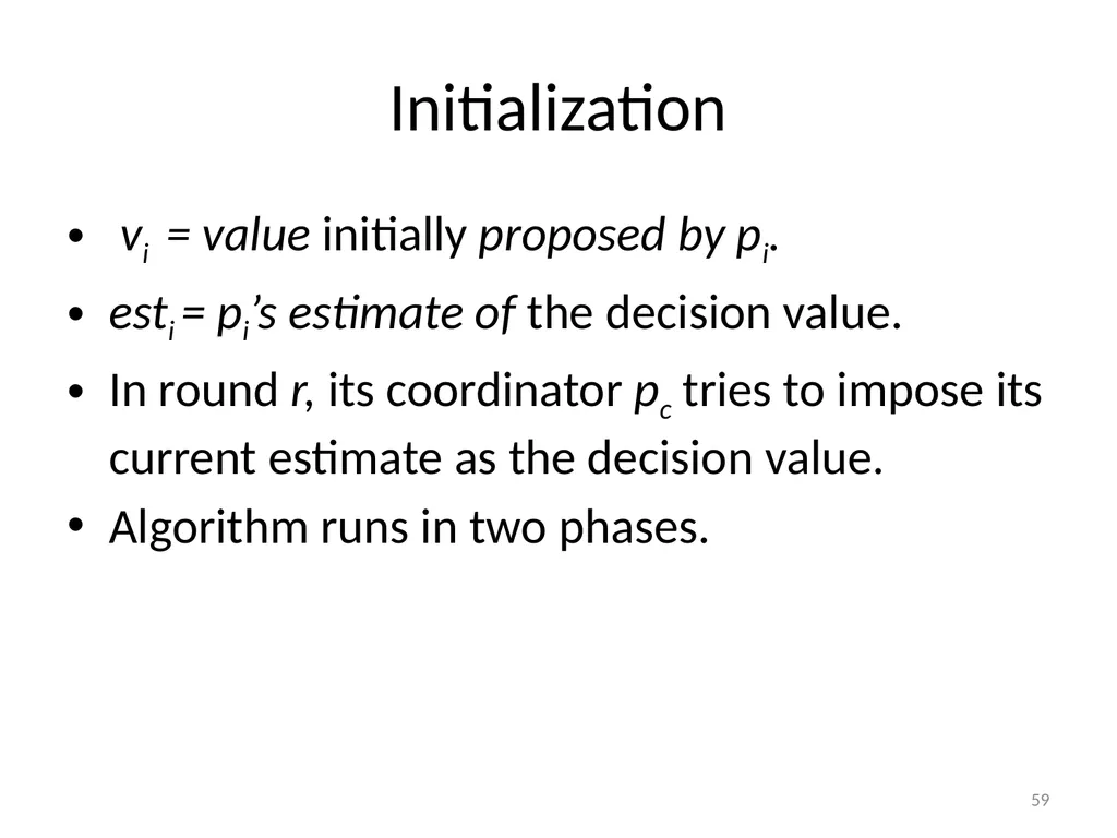 Failure Detectors Presented by, Archana Bharath - slide 59 of 79