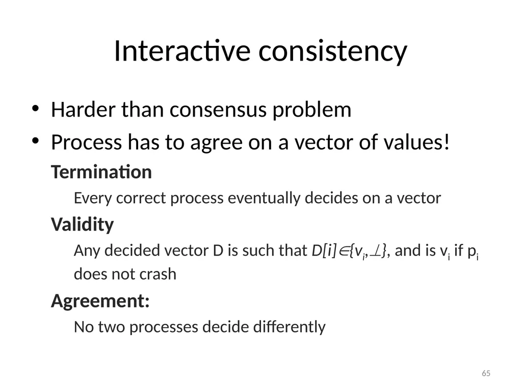 Failure Detectors Presented by, Archana Bharath - slide 65 of 79