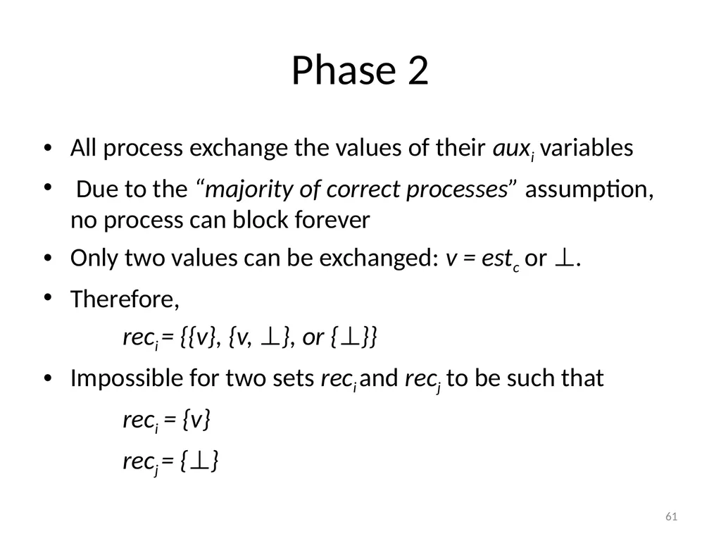 Failure Detectors Presented by, Archana Bharath - slide 61 of 79