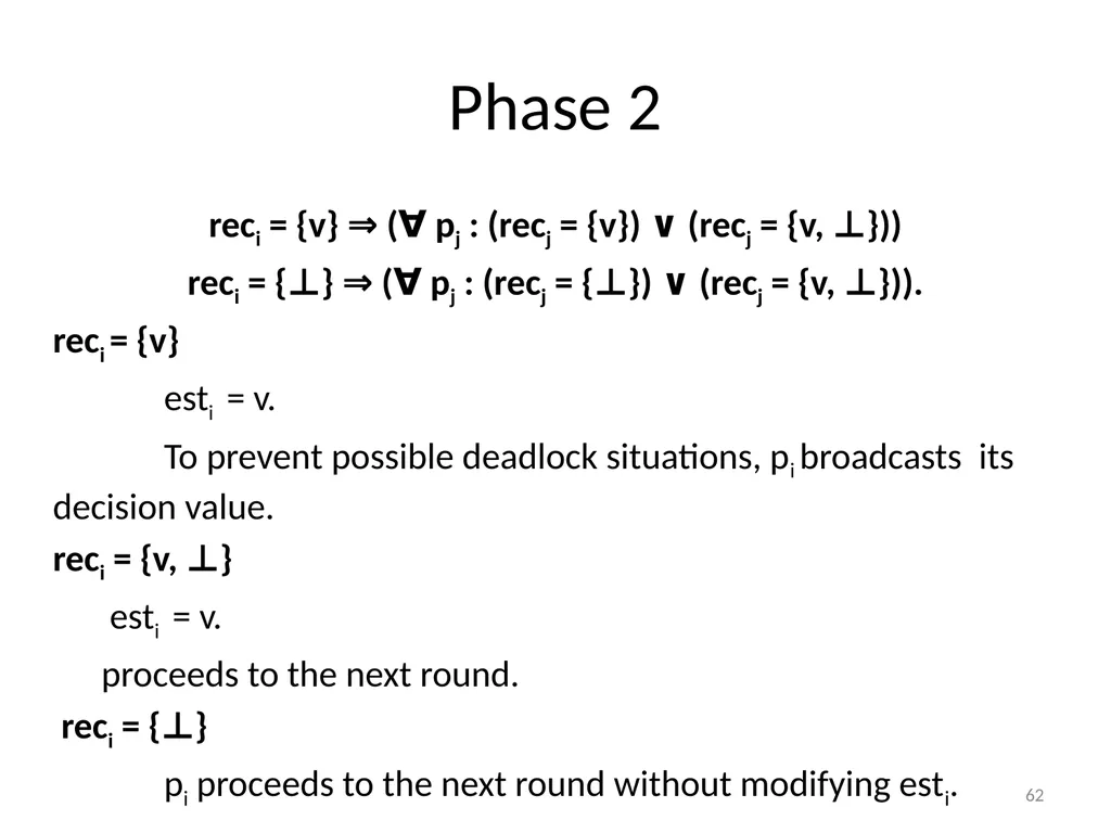 Failure Detectors Presented by, Archana Bharath - slide 62 of 79