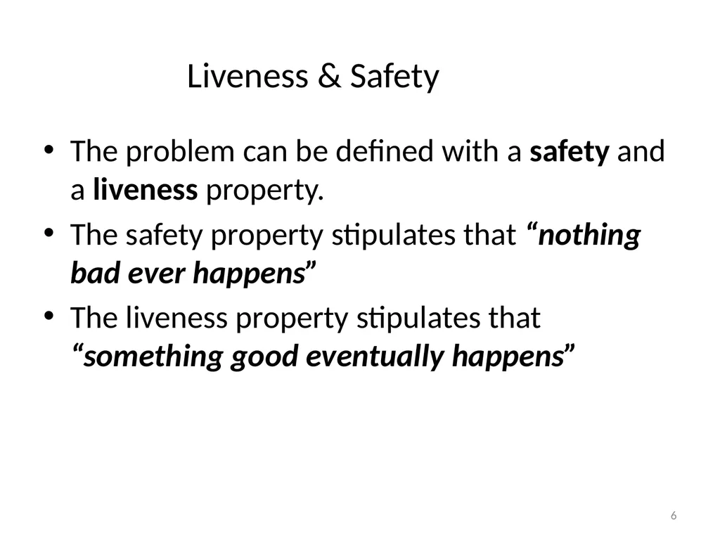 Failure Detectors Presented by, Archana Bharath - slide 6 of 79