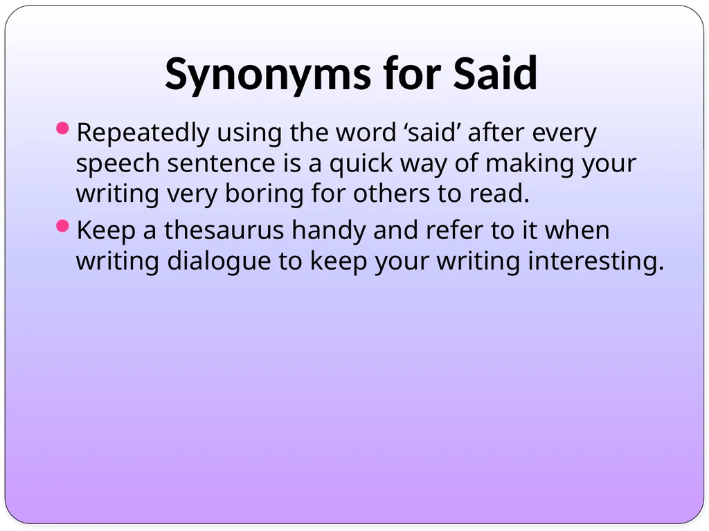 WALT: Distinguish between direct and reported - slide 20 of 31