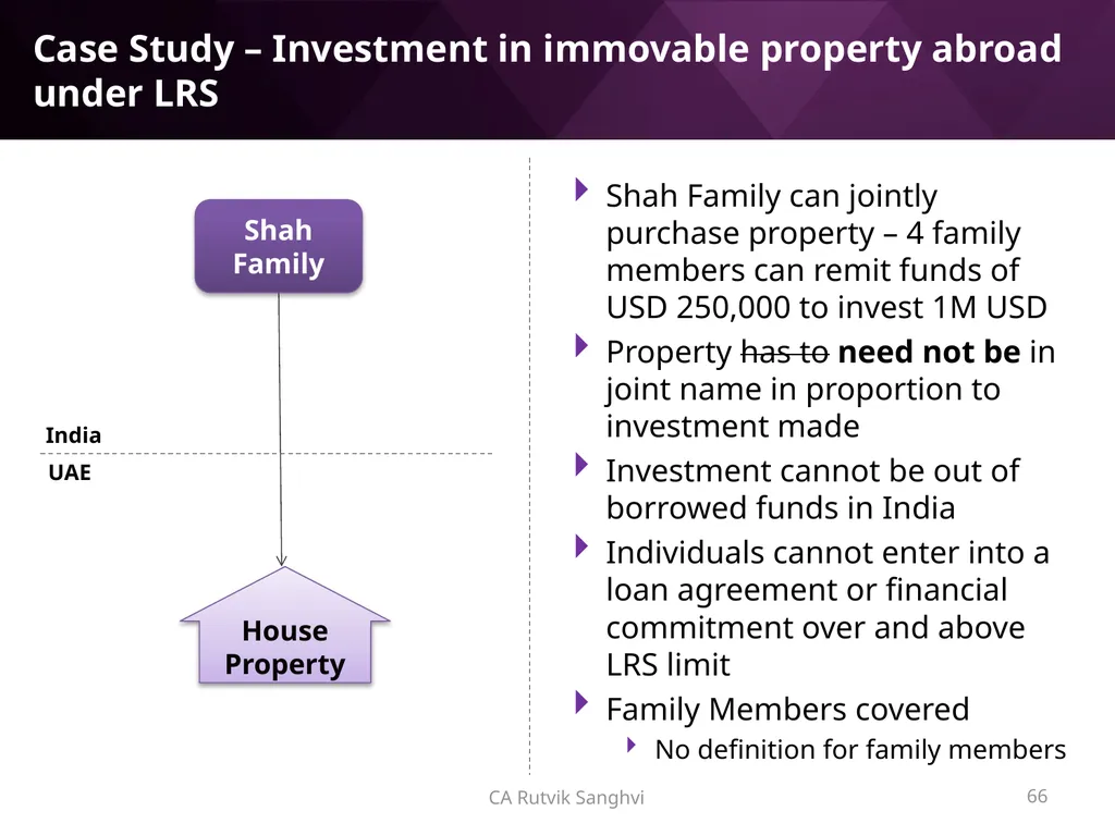 LRS remittances and Foreign investment by Resident - slide 66 of 130