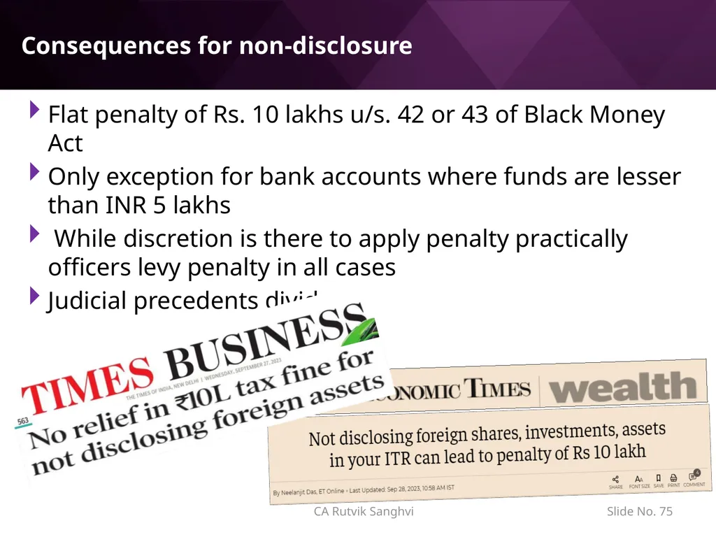 LRS remittances and Foreign investment by Resident - slide 75 of 130